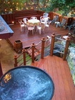 Wine Barrel Hot Tub and Deck
